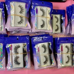 Strip mink eye lashes in bulk